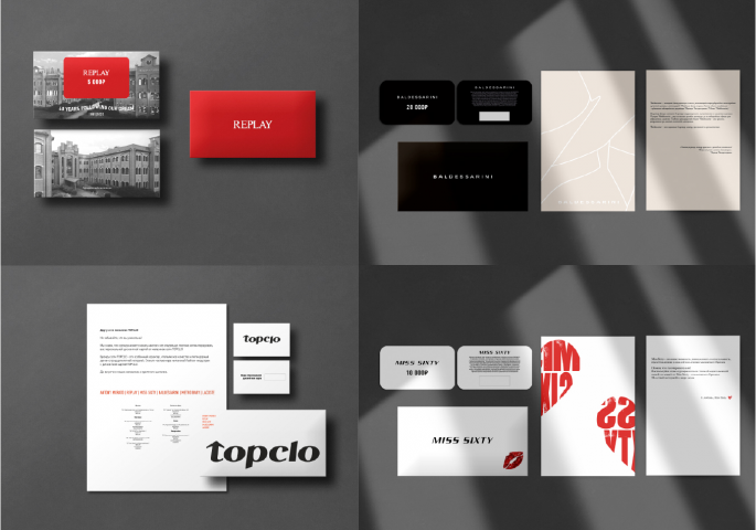 Разработка макетов подарочных сертификатов