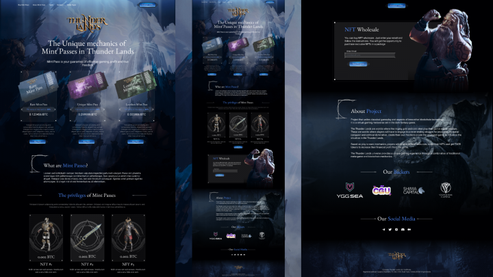NFT проект Thunder Lands