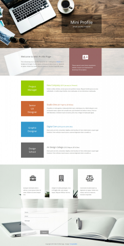 Создание одностраничных сайтов