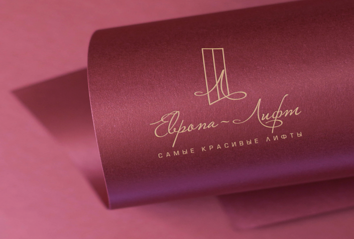 Концепт логотипа для компании Европа Лифт