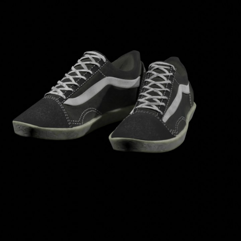3Д визуализация кедов Vans