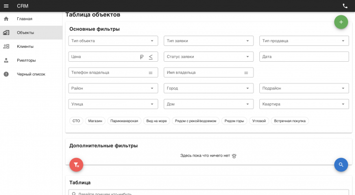 CRM-система для агенства недвижимости