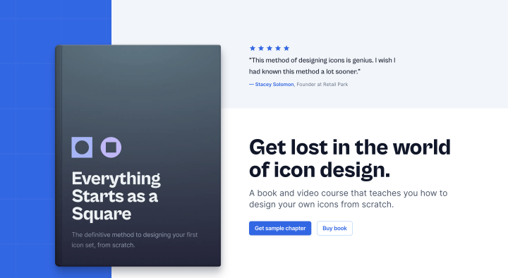 Рекламная страница для книги