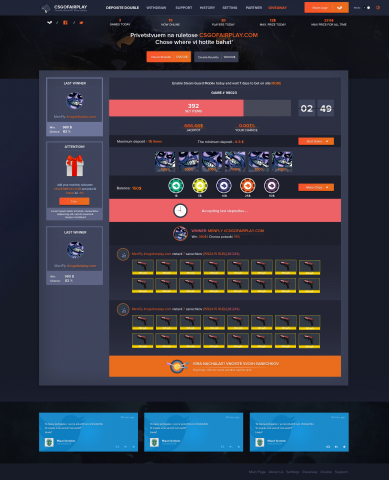 Сайт игровой тематики