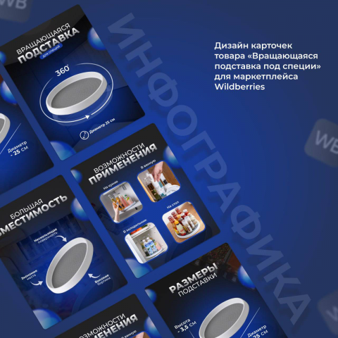 Дизайн карточки для маркетплейс Wildberries, Ozon
