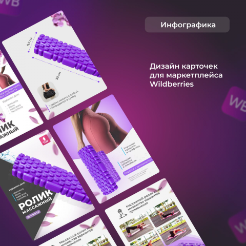 Инфографика для карточки товара WB, Ozon