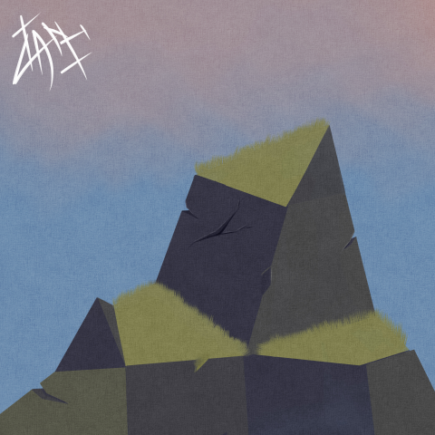 Простой рисунок скалы