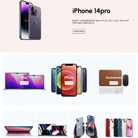 Online-shop project on MERN Stack using express, JWT authorizati