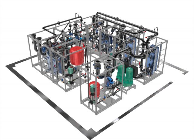 ИТП 2,5 МВт (отпление, вентиляция, гвс)