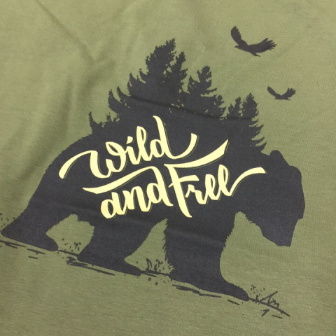 Надпись для принта на футболке