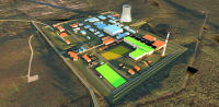 Площадка АЭС. Infraworks