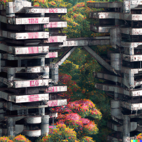 [AI GENERATED] Dalle 2 exterior architecture