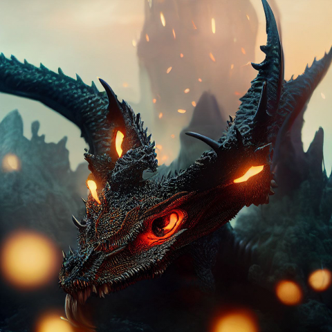 [AI GENERATED] invariant dragon image