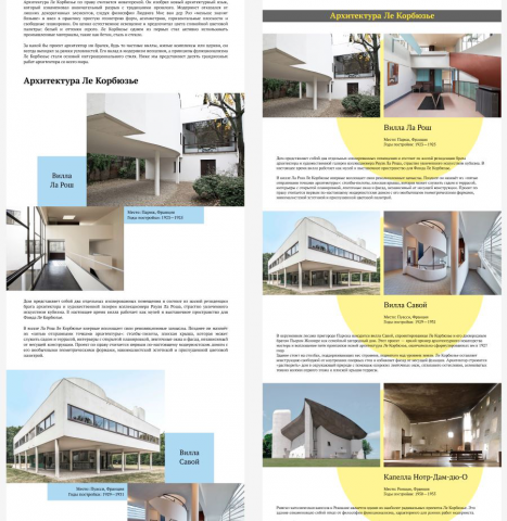 Две версии сайта со статьёй - 2