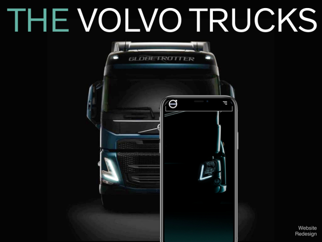 The Volvo Trucks website redesign