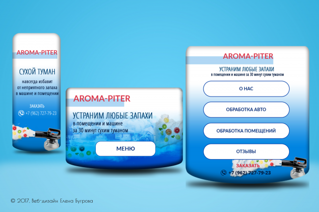 Оформление группы "Устранение запаха Сухой туман"