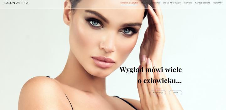 Сайт салона красоты