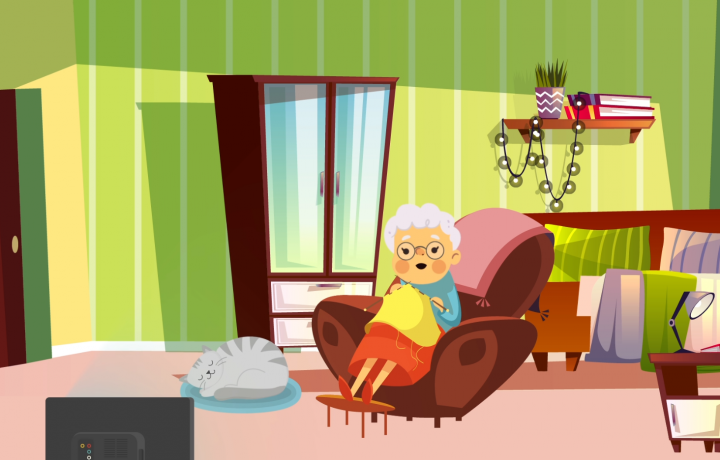 Синенькая юбочка