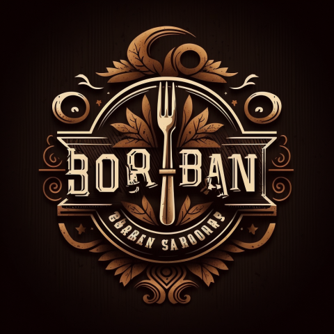 Логотип ресторана в Лондоне