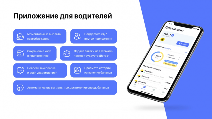 ONE MOMENT приложение для водителей