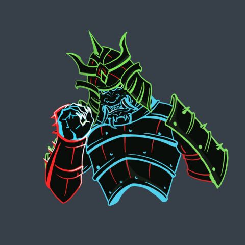 маскот стикер