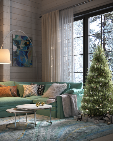 гостиная-кухня