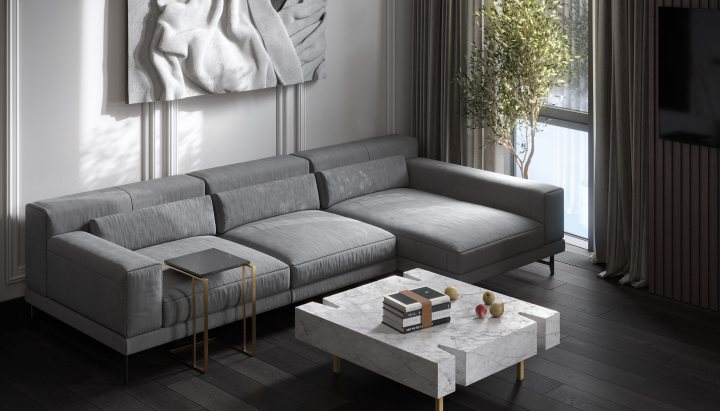 гостиная-кухня