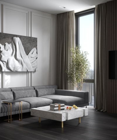 гостиная-кухня