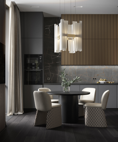 гостиная-кухня