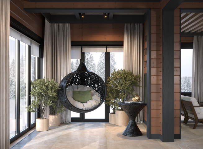 гостиная-кухня