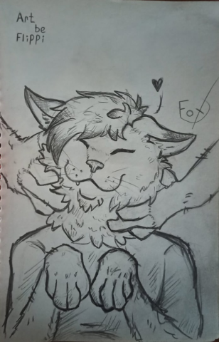 Эскиз котика