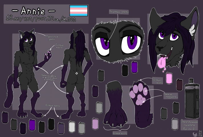 Концепт-арт черного кота