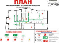 Схема эвакуации при пожаре