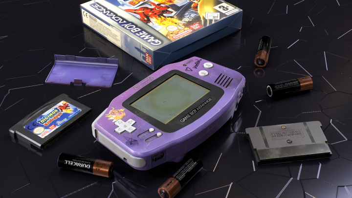 Game Boy Advance + Digimon Battle Spirit