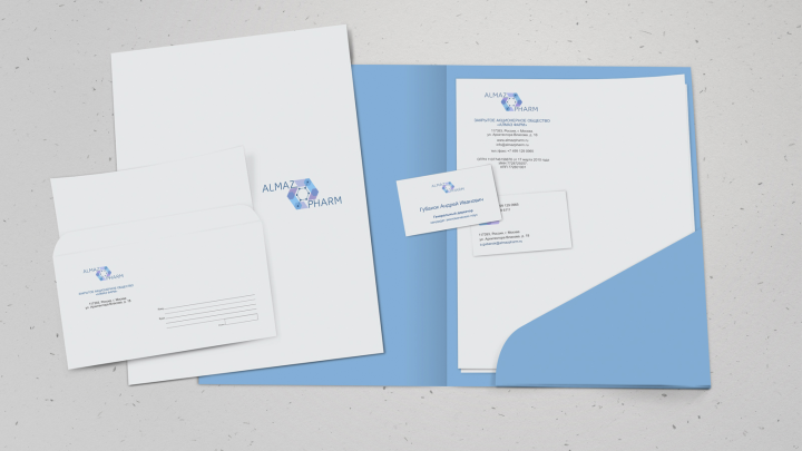 Разработка фирменного стиля фармацевтической компании