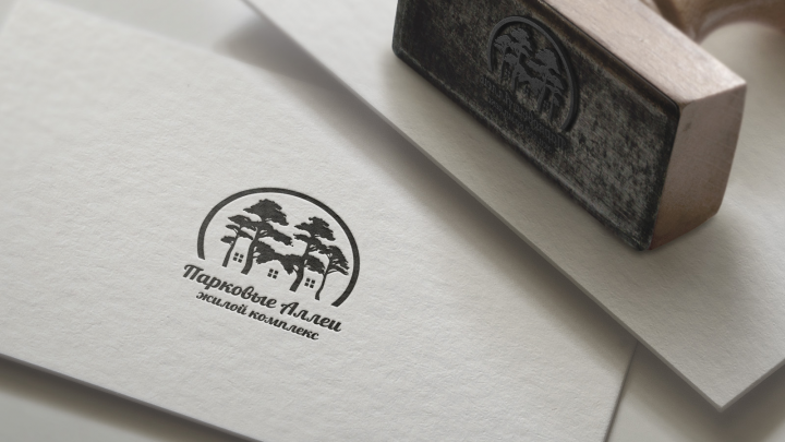 Дизайн логотипа для ЖК "Парковые Аллеи"