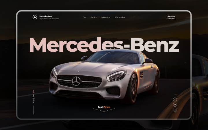 Дизайн-концепт для компании Mercedes-Benz