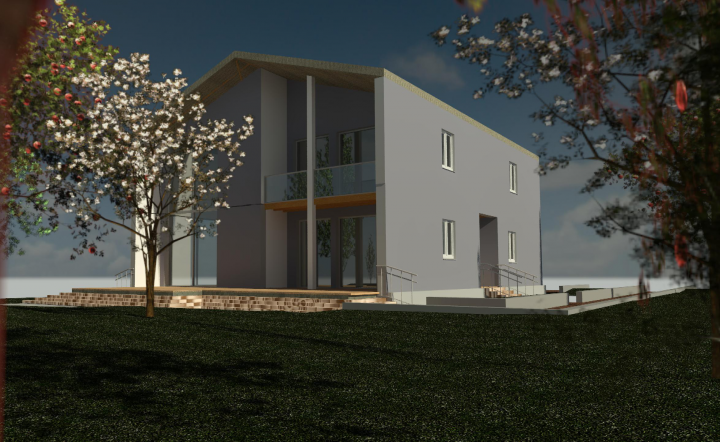 Визуализация проекта БарнХаус