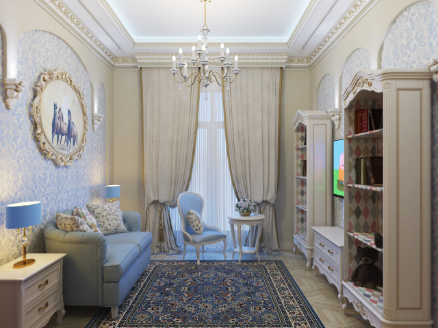 Неоклассика. Комната девочки.