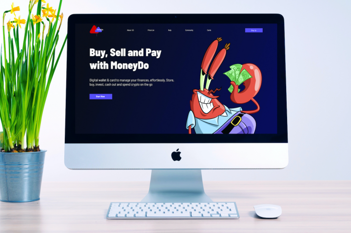 Лэндинг для платежной системы MoneyDo