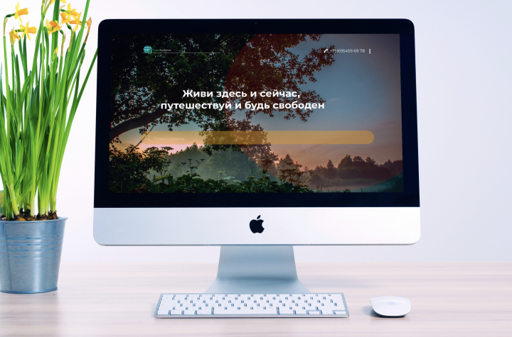 Landing page для туристической фирмы TravelSystems