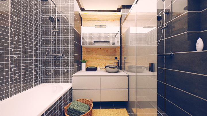 Интерьер ванной комнаты