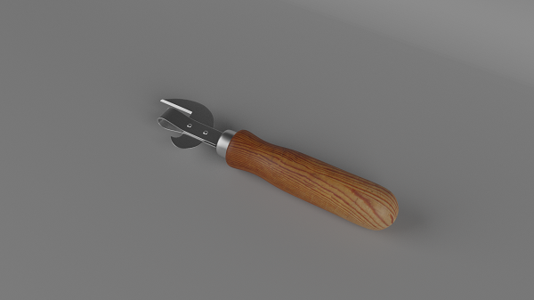 Консервный нож, 3D-модель, формат файла BLEND