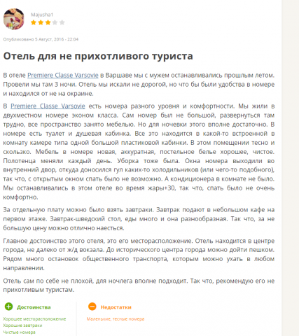 Отзывы
