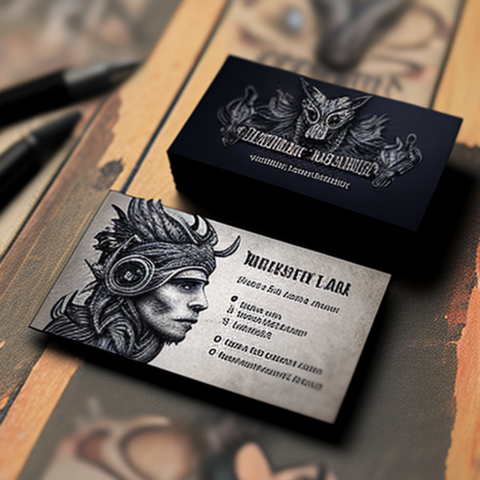 Визитка тату