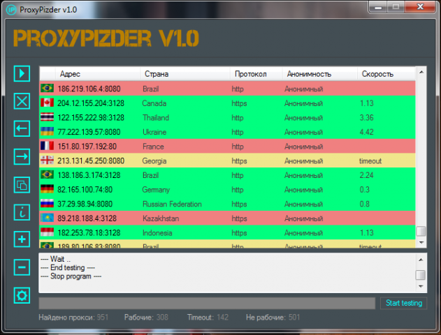 Proxy парсер (C#)