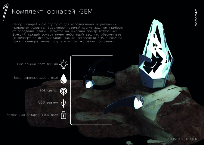 Комплект фонарей