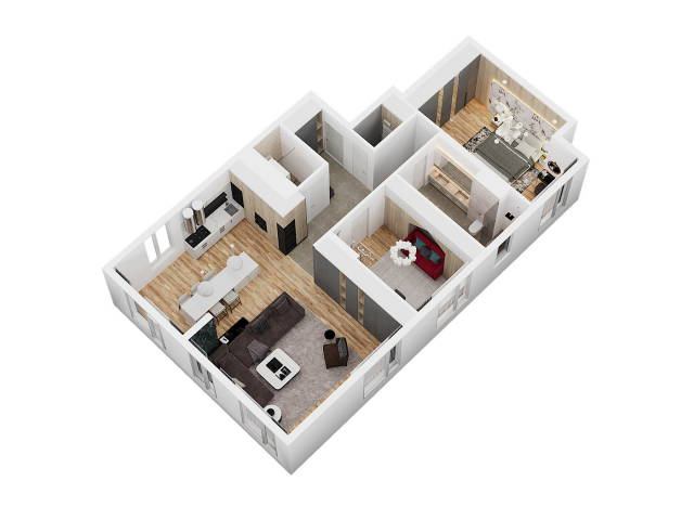 Дизайн-проект квартиры 114,65 м2