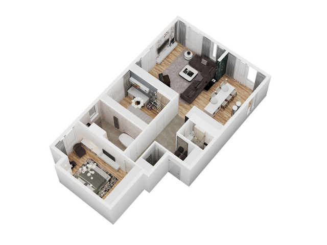 Дизайн-проект квартиры 114,65 м2