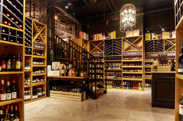 Дизайн Винотеки на Центральном рынке. Москва